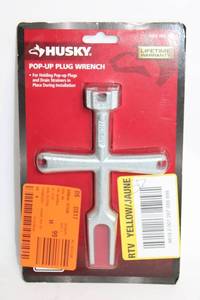 lot 142 image: Husky Pop-Up Plug Wrench for Drain Installation