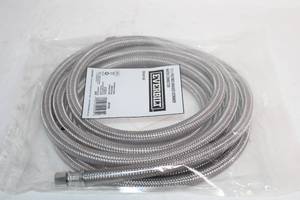 lot 191 image: Everbilt 12 ft Copper Braided Ice Maker Supply Line