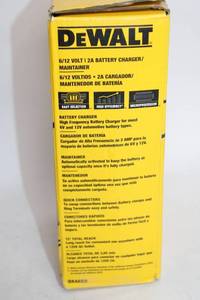 lot 199 image: DeWalt 612 Volt 2A Battery ChargerMaintainer