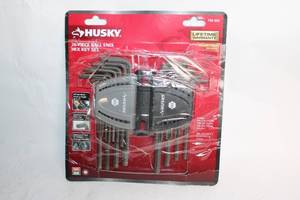 lot 207 image: Husky 26-Piece Ball End Hex Key Set