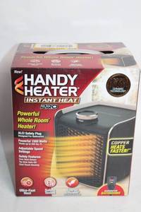lot 212 image: Handy Heater Instant Heat Pro with Copper Infused Ceramic Technology