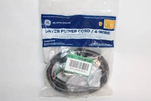 lot 225 image: GE 4-Wire Dryer Power Cord - Model WX09X10018