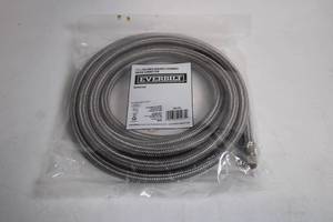 lot 241 image: Everbilt 12 ft Polymer Braided Icemaker Water Connector