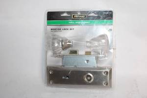 lot 246 image: Defiant Hall and Closet Mortise Lock Set Satin Nickel Finish