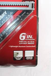 lot 252 image: Husky 2-IN-1 Extendable Square, 6 IN. Extension