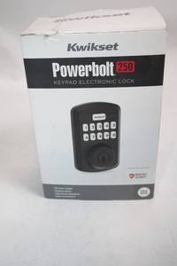 lot 315 image: Kwikset Powerbolt 250 Keypad Electronic Lock