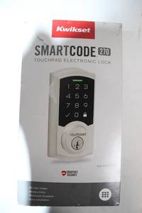 lot 320 image: Kwikset SmartCode 270 Touchpad Electronic Lock