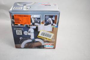 lot 325 image: Simple Drain Double Basin P-Trap Kit for Kitchens