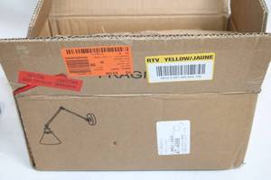 lot 342 image: Wall Mounted Task Lamp with Adjustable Arm