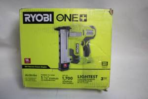 lot 349 image: Ryobi 18V ONE AirStrike Cordless Narrow Crown Stapler