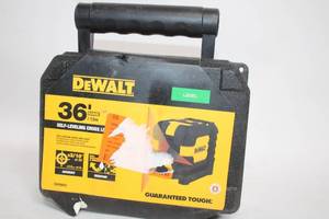 lot 371 image: DeWALT 36 Range Self-Leveling Cross Line Laser
