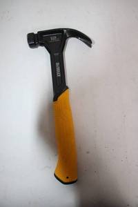 lot 385 image: Dewalt 12 oz Claw Hammer with Yellow Handle