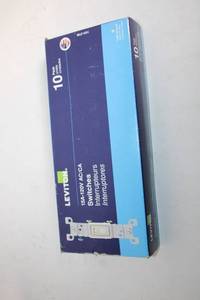 lot 393 image: 10 Pack Leviton 15A-120V AC Switches