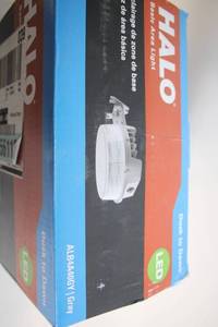 lot 399 image: HALO Dusk to Dawn Basic Area Light LED ALB440GY Gray