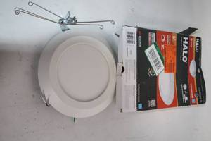 lot 400 image: Cooper Halo 6-Inch Surface LED Downlight White
