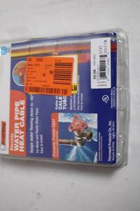 lot 403 image: Frost King Electric Water Pipe Heat Cable 6ft