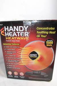 lot 456 image: Handy Heater HeatWave Parabolic Space Heater 1500W