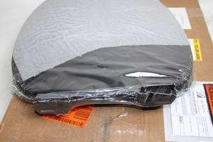 lot 458 image: Unopened Black Toilet Seat with Installation Kit and Instructions