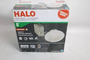 lot 461 image: Halo 8 Direct Ceiling Mount LCR Selectable Light Fixture