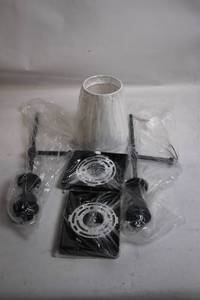 lot 470 image: Set of 2 Unassembled Adjustable Wall Sconce Lights