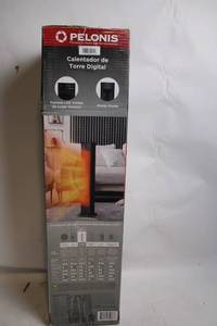 lot 474 image: Pelonis Tower Digital Heater with LED Screen and Thermostat Control