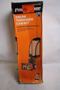 lot 476 image: Powercare Snow Thrower Cab Kit - Fits Most Dual-Stage Snow Throwers
