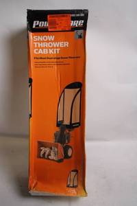 lot 478 image: Powercare Snow Thrower Cab Kit for Dual-Stage Snow Throwers