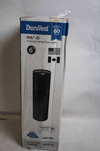 lot 499 image: DuraVent 24 Double-Wall Black Pipe Length