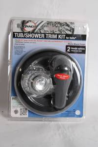 lot 4 image: Danco TubShower Trim Kit for Delta with Matte Black Finish