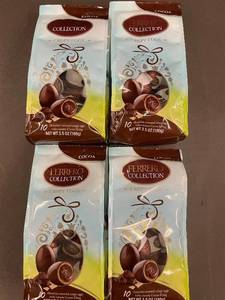 Set of 4 Ferrero Collection Crispy Eggs with Creamy Cocoa Filling 3.5 oz each