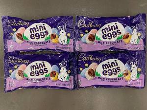 Set of 4 Cadbury Mini Eggs Milk Chocolate Bags