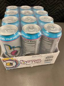 lot 14 image: 12 Pack of Bang Energy Drinks - Rainbow Unicorn Flavor