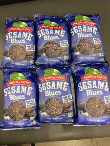 lot 35 image: Garden of Eatin Sesame Blues Organic Blue Corn Tortilla Chips - 6 Bags