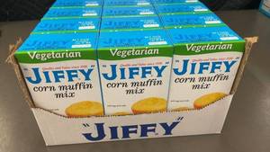 lot 114 image: mt dew - Set of 12 Jiffy Vegetarian Corn Muffin Mix Boxes - Best By 11212024
