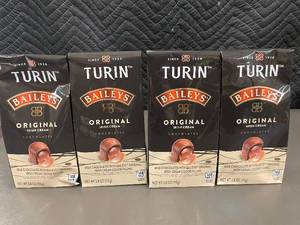lot 241 image: AS 4 - Set of 4 Turin Baileys Original Irish Cream Chocolates - 3.8 oz Each