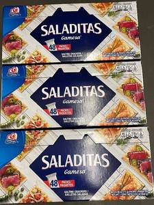 lot 245 image: Packaged Saladas Crackers - 48 Portions