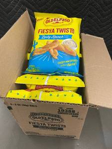 lot 251 image: Old El Paso Fiesta Twists Zesty Ranch Snack Bags