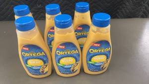 lot 268 image: AK 3 - Set of 6 Ortega Creamy Queso Sauce - Mild - 9 oz Each