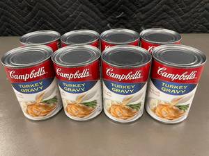 lot 343 image: Set of 8 Campbells Turkey Gravy (Best By Sep 22, 2024)