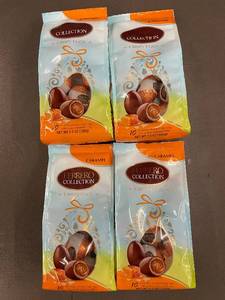 lot 356 image: 4 Bags of Ferrero Collection Crispy Eggs with Caramel Filling