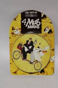 lot 16 image: Set of 4 Mug Mates Coasters with Whimsical Design