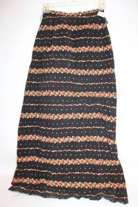 lot 41 image: Malbe Floral Maxi Skirt with Embroidered Design
