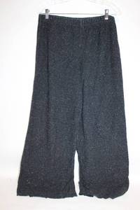 lot 48 image: Stefan Schuster Knitwear Black Wool-Blend Pants