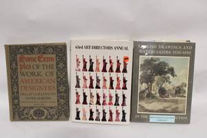 lot 80 image: Collection of Art and Design Books American Designers, Art Directors Annual, English Watercolors