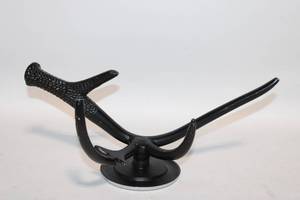 lot 94 image: Black Antler Shaped Metal Display Stand