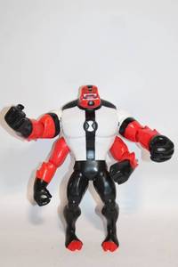 lot A-99 image: Ben 10 Four Arms Action Figure 12 Inch Collectible