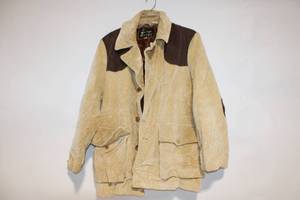 lot 118 image: Vintage Sears Sportswear Corduroy Field Jacket with Faux Fur Lining - Size 38