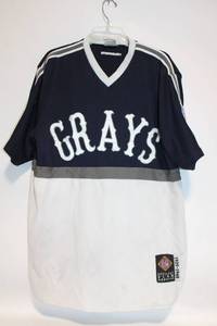 lot 119 image: XL Vintage Grays Jersey, Negro League Baseball Memorabilia