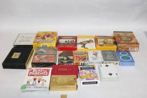lot 134 image: Collection of Educational and Classic Card Games