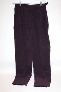lot 147 image: Womens Purple Velvet Pants Size 12